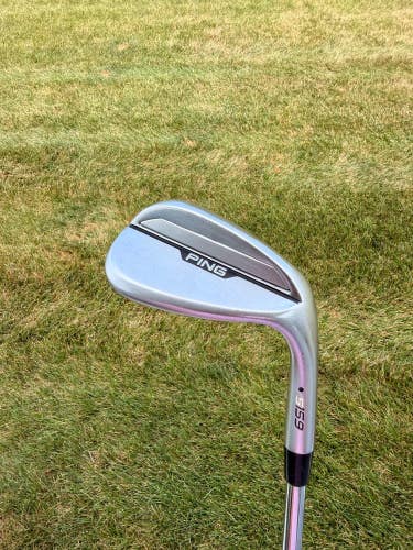 Ping s159 Chrome Sand Wedge 56 / 12 Black Dot Dynamic Gold Stiff Flex 35.25"