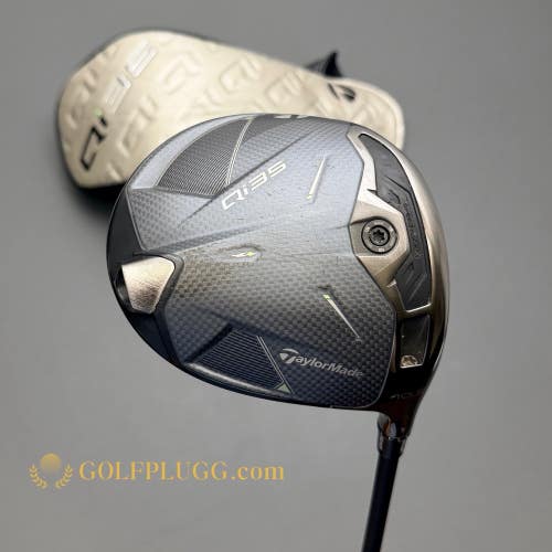 10.5 Driver- Taylormade Qi35 w/ Headcover / Reax, Stiff (3247)