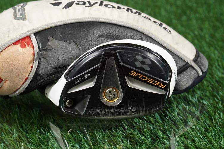 TaylorMade Rescue FCT 21 4 Hybrid 4H Aldila RIP 65 Stiff Graphite RH +Headcover