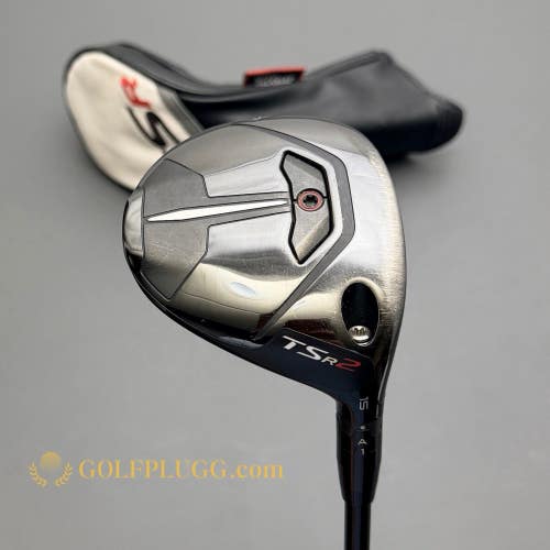 3 Wood- Titleist TSR2 w/ Headcover / HZRDUS, Stiff (3260)