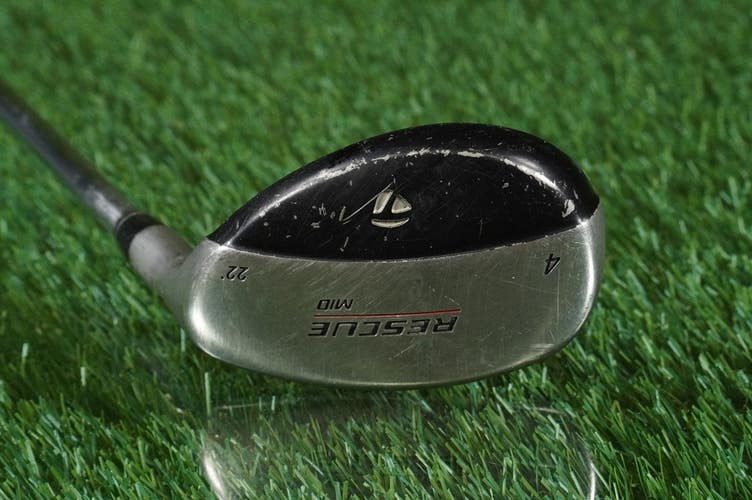 TaylorMade Rescue Mid 22 4 Hybrid Iron 4H 95g Regular Flex Steel Shaft RH
