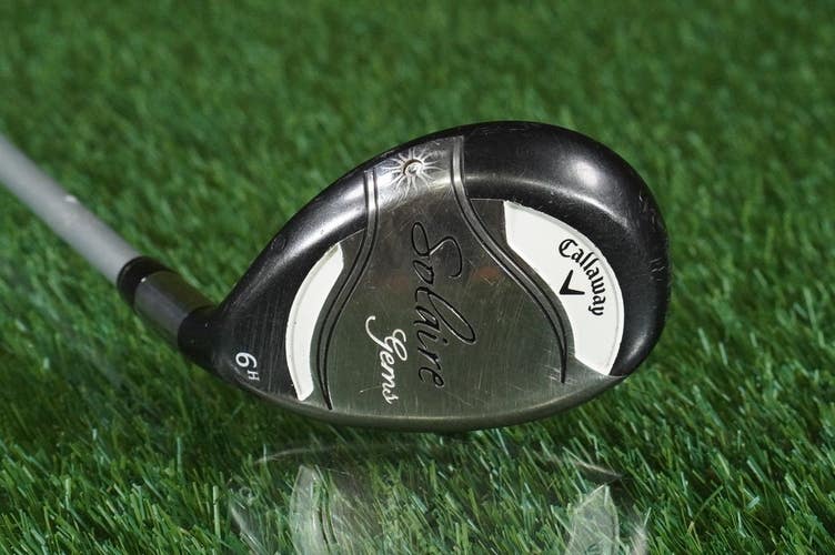 Women's Callaway Solaire Gems 6 Hybrid Iron 6H 45 Ladies Flex Graphite Shaft RH