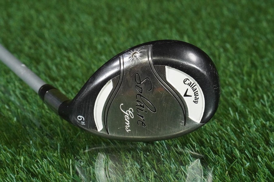 Callaway Solaire Gems 6H ハイブリッドクラブ Women's Callaway Solaire Gems 6 Hybrid Iron 6H 45 Ladies Flex