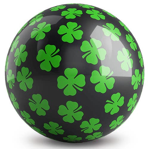 On The Ball Bowling KR Strikeforce All the Luck Shamrock 14lb Bowling Ball Made