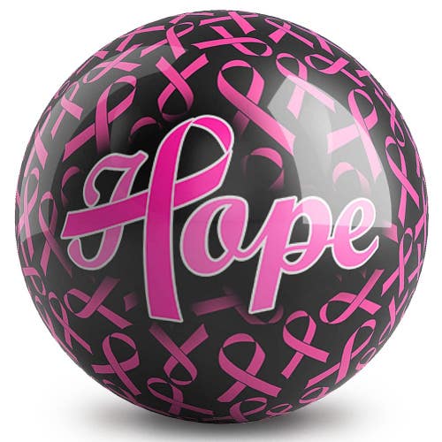 On The Ball Bowling KR Strikeforce Hope for The Cause Pink Ribbon 10lb Bowling B