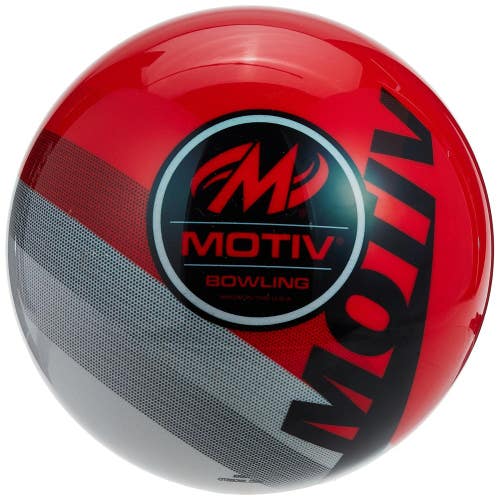 On The Ball Bowling Motiv Velocity Spare Bowling Ball - Red/Grey 12lbs