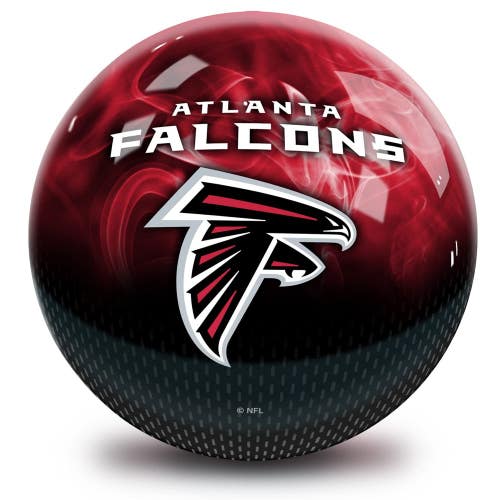 On The Ball Bowling NFL Atlanta Falcons Undrilled Bowling Ball (On Fire, 10lb)
