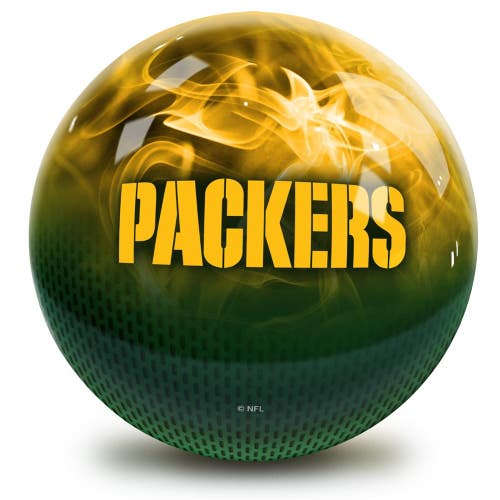 On The Ball Bowling NFL Green Bay Packers Marble Undrilled Bowling Ball (On Fire