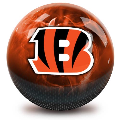 On The Ball Bowling NFL Cincinnati Bengals Marble Undrilled Bowling Ball (On Fir