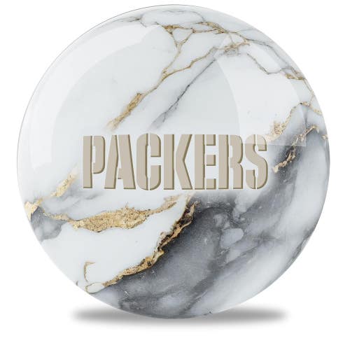 On The Ball Bowling NFL Green Bay Packers Marble Undrilled Bowling Ball (Marble,