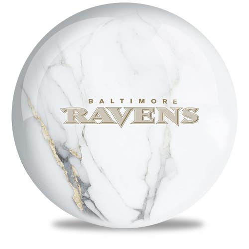 On The Ball Bowling NFL Marble Baltimore Ravens 14#