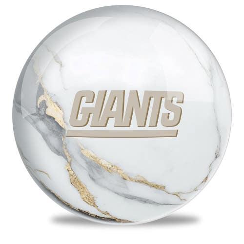 On The Ball Bowling NFL New York Giants Undrilled Bowling Ball (Marble, 12lb)