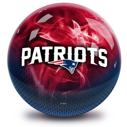 On The Ball Bowling NFL New England Patriots Undrilled Bowling Ball (On Fire, 14
