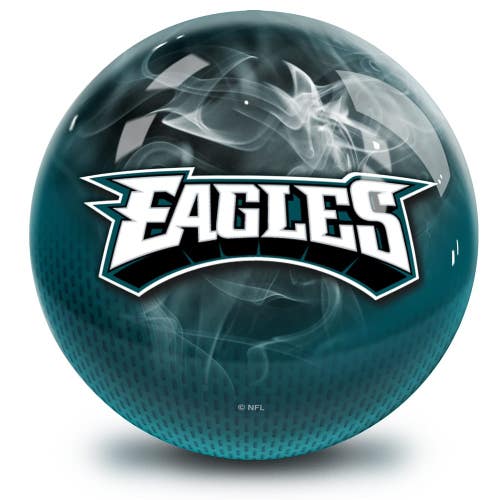 On The Ball Bowling NFL Philadelphia Eagles Undrilled Bowling Ball (On Fire, 12l