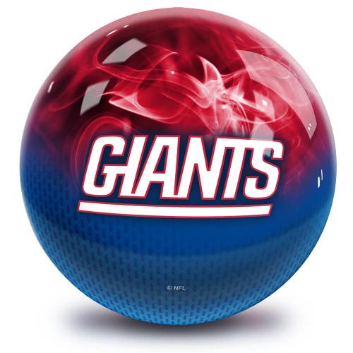 On The Ball Bowling NFL New York Giants Undrilled Bowling Ball (On Fire, 15lb)