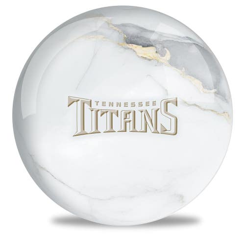 On The Ball Bowling NFL Tennessee Titans Undrilled Bowling Ball (Marble, 14lb)