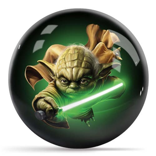 KR Strikeforce Star Wars Flying Yoda Undrilled Adult Bowling Ball