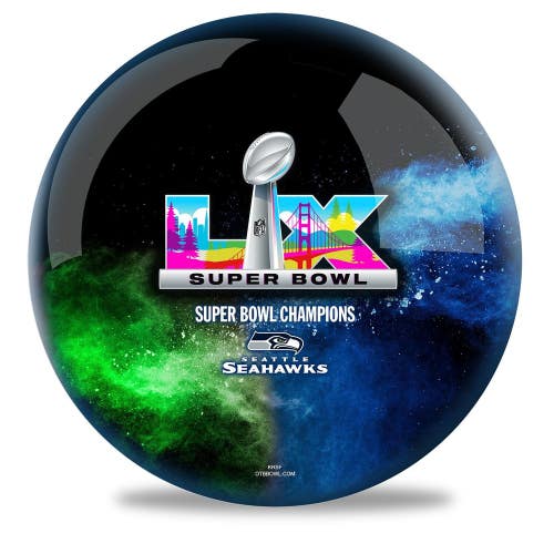 KR Strikeforce Super Bowl LX Champion Seattle Seahawks Undrilled Bowling Ball (1