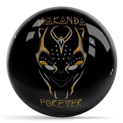 Marvel - Avengers - Black Panther Wakanda Forever 14lb Bowling Ball