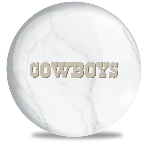 NFL Dallas Cowboys Undrilled Polyester Bowling Ball (Marble, 10lb)