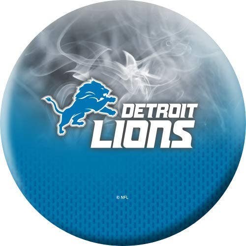 NFL Detroit Lions Undrilled Bowling Ball (On Fire, 15lb)