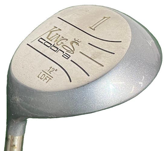 King Cobra Driver 12* LH Men's Autoclave Stiff Graphite 44.5" Stock Grip HC Nice
