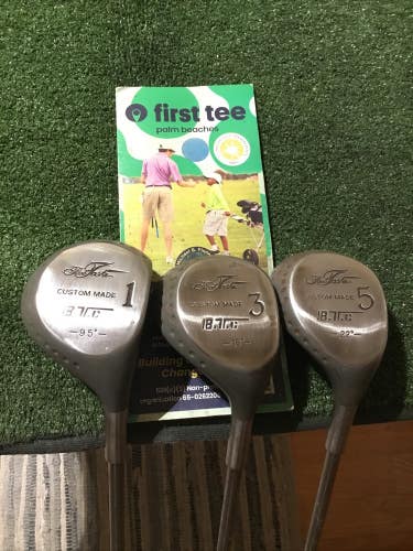 Bob Toski 1B.7.C Custom Made Woods Set (Driver, 3W, 5W) Regular TT Lite Steel
