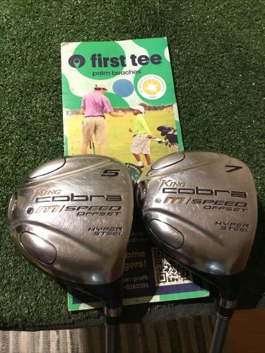 King Cobra Ladies M/Speed Offset Woods Set 5W & 7W Bassara 45g Graphite Shafts