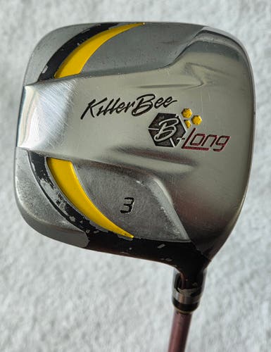 Killer Bee B Long 3 Wood RH; Graphite Shaft