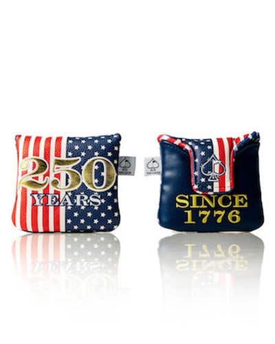 Pins & Aces USA 250 Mallet Putter Headcover (Multi) Golf 2025 NEW