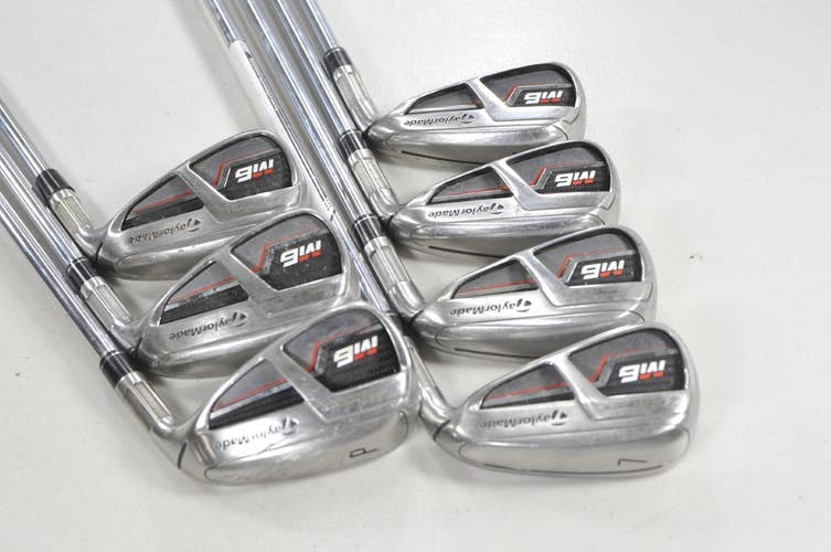 TaylorMade M6 4-PW Iron Set Regular Flex Right KBS MAX 85g Steel #223542