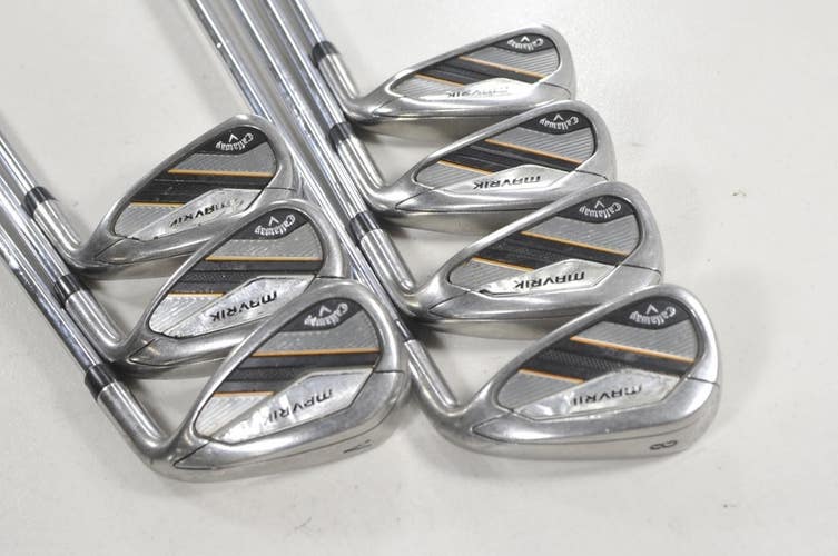 Callaway Mavrik 5-PW,AW Iron Set Stiff Flex Right Elevate 95g Steel # 223661