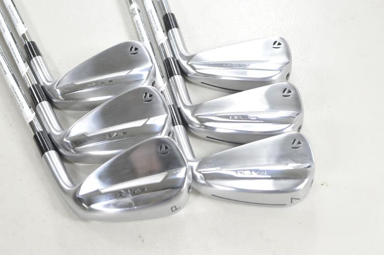 TaylorMade P790 2025 5-PW Iron Set Regular Flex RH AMT Black R300 Steel # 223632