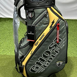 Ghost Golf Limited Edition Dogfight G-Suit Staff Bag 5-Way Top w/ Rain Hood NEW!