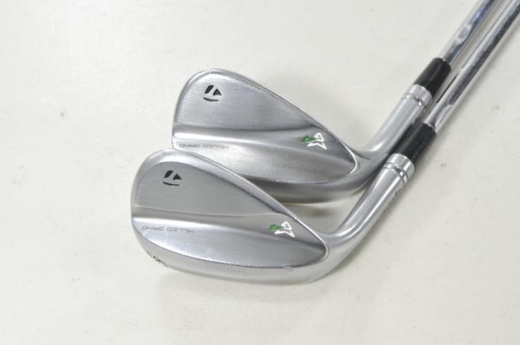 LEFT HANDED TaylorMade Milled Grind 4 Satin 56*, 60* Wedge Set DG Steel #223663
