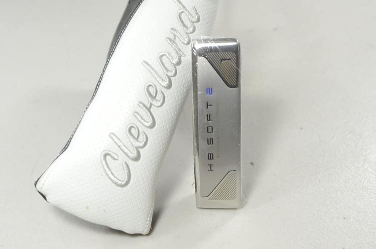 Cleveland HB Soft 2 Model 1 34" Putter RH Slight Arc Steel with Cover # 223523