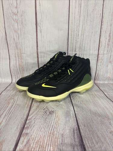 Nike Griffey 2 Baseball Black Volt METAL Cleats HF3840-001 Mens Size 10 NEW