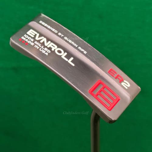 Guerin Rife EVNROLL ER2 Mid Black 35" Single-Bend Putter w/ Super Stroke