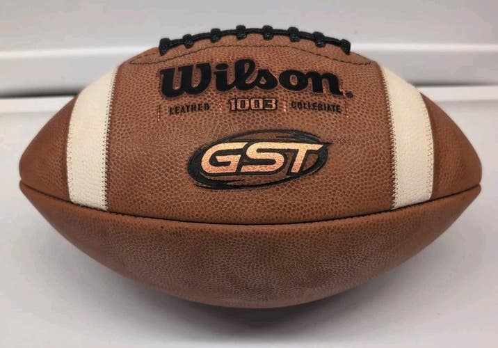 Wilson GST NCAA NFHS 1003 Leather Football