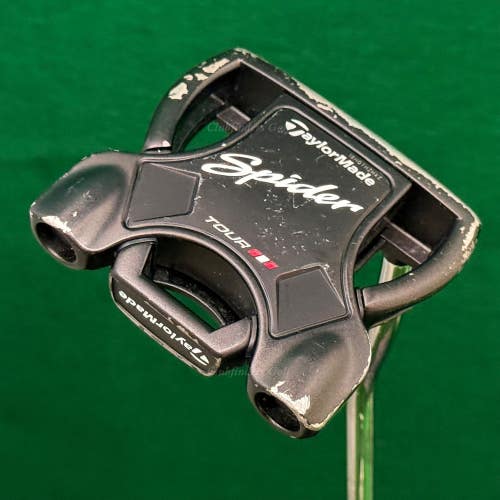 TaylorMade Spider Tour Black 2020 34" Double-Bend Putter W/ Super Stroke