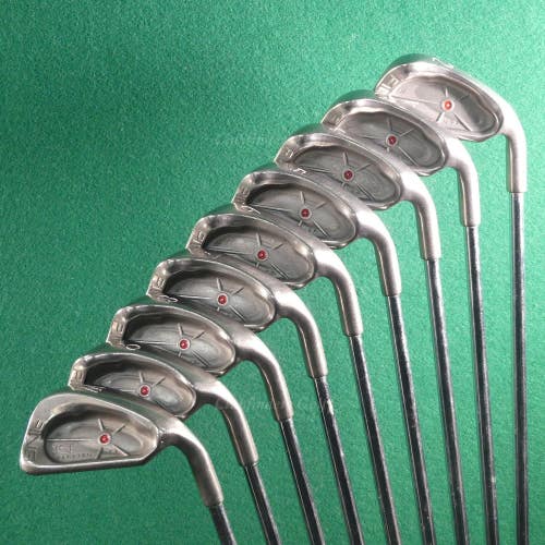 Ping ISI Stainless Red Dot 2-PW, SW Iron Set Karsten DGS Steel Stiff