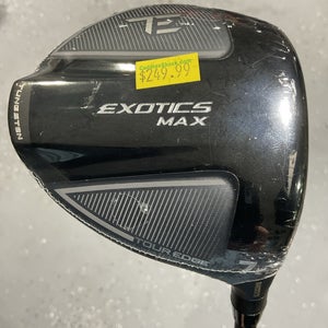 Tour Edge EXOTICS MAX 21° #7 Fairway Wood 39" FUJIKURA VENTUS Regular Flex RF