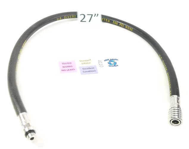 US Divers Standard BCD BC Power Inflator Hose 27" Scuba Dive