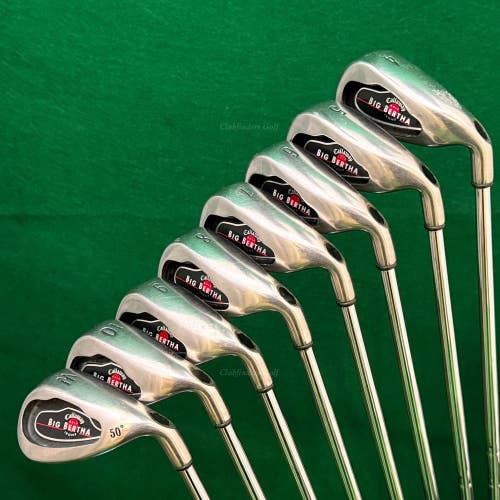 Callaway Big Bertha 2004 4-AW Iron Set Big Bertha Constant Wt. Steel Uniflex