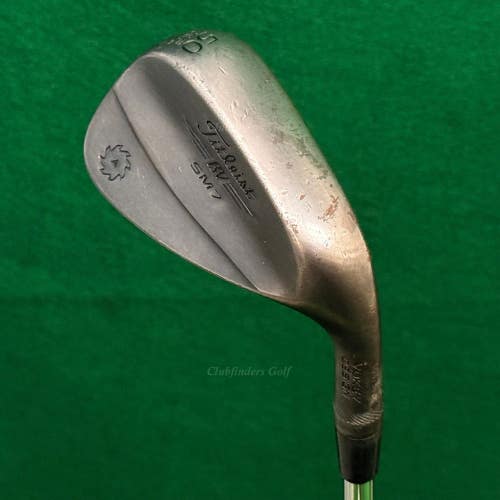 Titleist Vokey SM7 Jet Black 50-8F 50 Gap Wedge Stepped Steel Wedge Flex