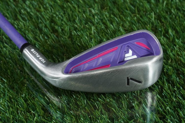 Top Flite 7 Iron 34" Graphite Girls Youth Junior Jr RH Fits Kids 57"-60" Tall