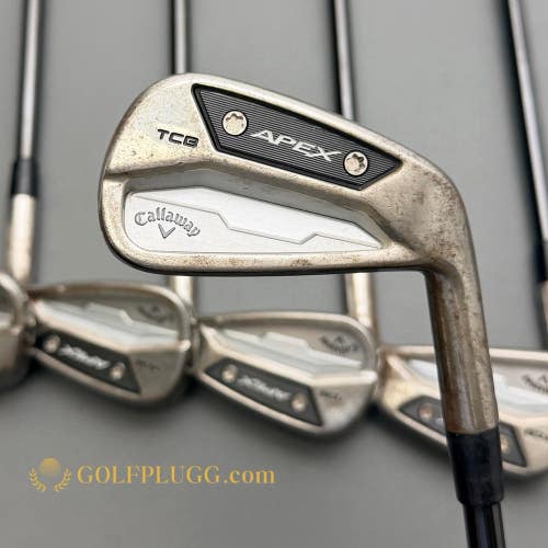 +1/2 2024 Callaway Apex TCB Raw Iron Set 4-PW / KBS $ Taper 130, X Stiff (34)