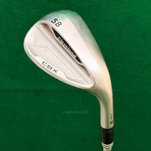 Cleveland CBX Chrome 58-10 58 Lob Wedge Dynamic Gold 115 Steel Wedge Flex