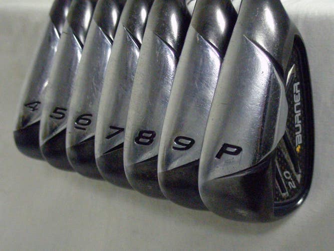 Taylor Made Burner 2.0 Irons Set 4-PW (Steel KBS, Stiff) Golf Clubs