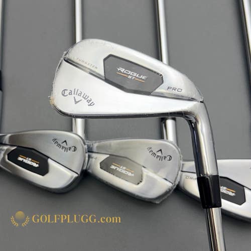 Callaway Rogue ST Pro Iron Set 4-PW / Rifle Steel, Stiff (167)